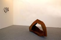 Raumfassung-kristallin II, 2012, Corten-Stahl